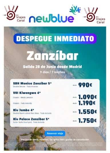 Zanzibar desde Valladolid