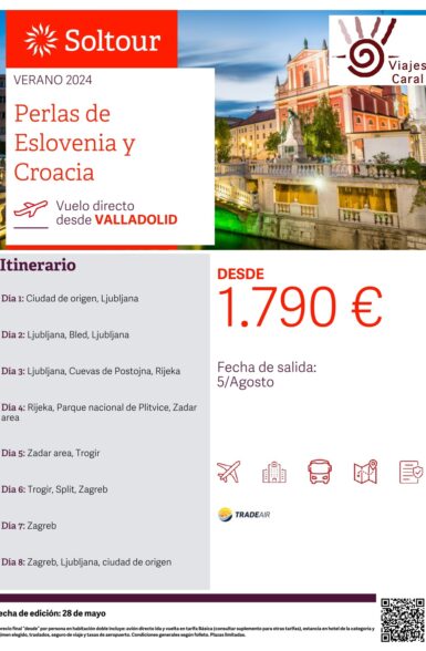 Eslovenia y Croacia desde Valladolid