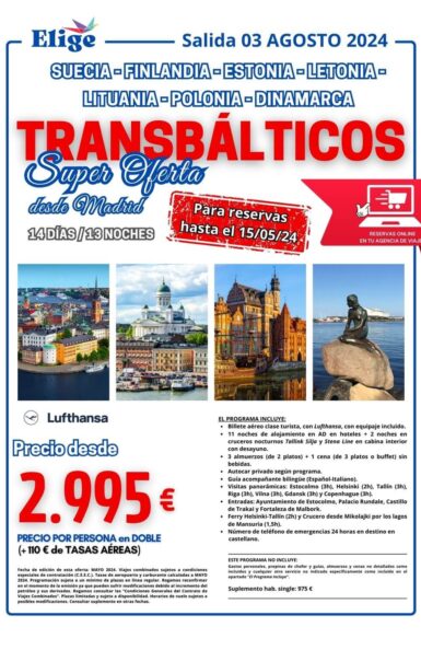 transbálticos desde Valladolid